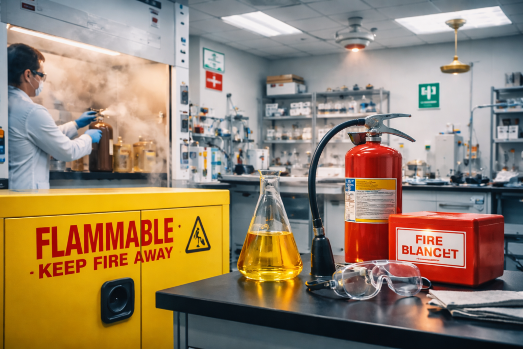 Fire Measure Fire Safety Measures for Laboratories Handling Flammable Materials ...